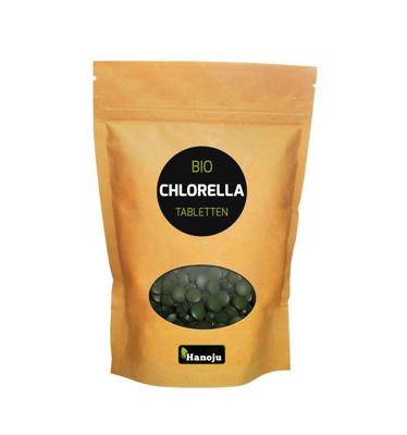 Hanoju Bio chlorella tabletten papier zak 1250 Tabletten