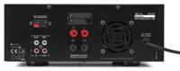 Fenton AV120FM HiFi-stereo-versterker, vermogen: 2 x 60 Watt RMS (8 Ohm), impedantie: 4/8 Ohm, Bluetooth, USB, FM-radio, digitaal, echo/bass/Treble, zwart - thumbnail