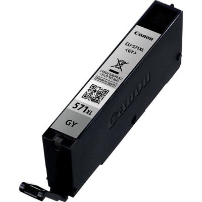 Canon inktcartridge CLI-571XL, 375 foto&apos;s, OEM 0335C001, grijs - thumbnail