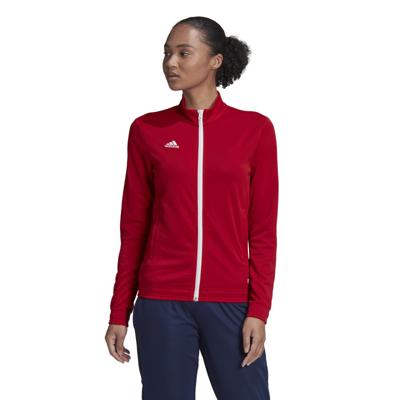 adidas Entrada 22 Trainingsjack Dames Rood Wit adidas Entrada 22 Trainingsjack Dames Rood Wit