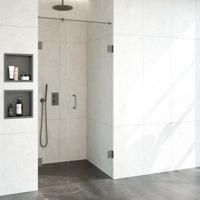 Nisdeur Compleet Just Creating Profielloos 2-Delig 100x200 cm 40/60 Gunmetal Sanitop - thumbnail