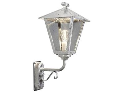Wandlamp Benu met rookkleurig glas opwaarts - thumbnail