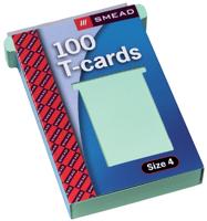 T-kaart djois formaat 4 107mm groen 100st - thumbnail