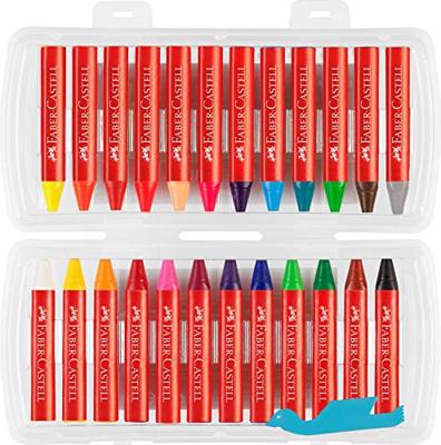 Faber Castell Waskrijt Jumbo in opbergbox - 24 stuks
