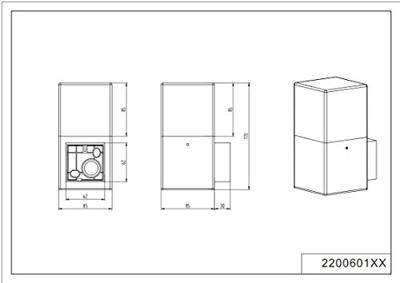 Trio Design buitenlampHudson led zwart - 220060142