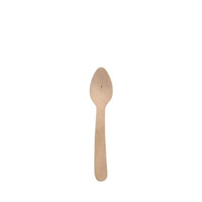 Conpax lepel Pure, uit hout, 11 cm, pak van 250 stuks