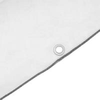 Plantenafdekking met zeilringen 3x5 m polyethyleen - thumbnail