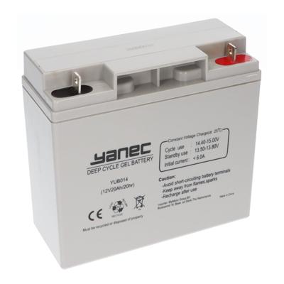 Yanec gel accu 12v 20ah