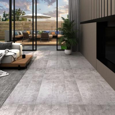 VidaXL Vloerplanken niet-zelfklevend 5,26 m² 2 mm pvc aardegrijs