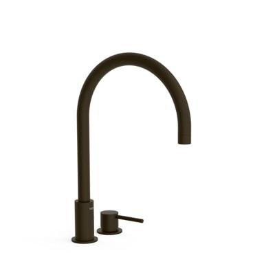 Wastafelmengkraan Tres Study Exclusive 37,3 cm 2-Gats 1-Hendel Uitloop Gebogen Rond Zwart Brons Wastafelmengkraan Tres Study Exclusive 37,3 cm 2-Gats 1-Hendel Uitloop Gebogen Rond Zwart Brons
