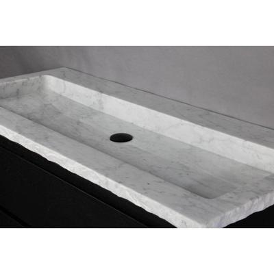 Wastafel Forzalaqua Nova Gekapt & Gepolijst 80.5x51.5x9.5 cm Carrara 2 Kraangaten Wastafel Forzalaqua Nova Gekapt & Gepolijst 80.5x51.5x9.5 cm Carrara 2 Kraangaten