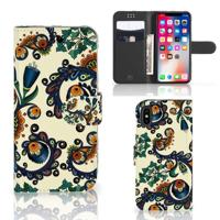 Wallet Case Apple iPhone X | Xs Barok Flower - thumbnail