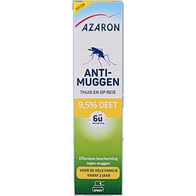 Azaron Anti muggen 9.5% deet spray 100 Milliliter
