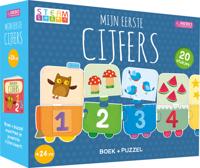Rebo Publishers Rebo cijfers - boek + puzzeltrein - thumbnail