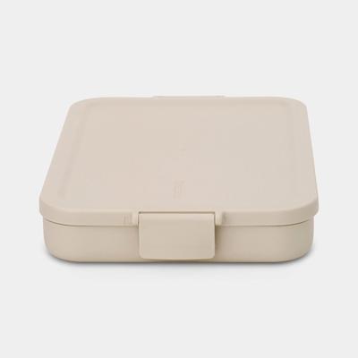 Brabantia Make & Take Lunchbox plat kunststof Soft Beige
