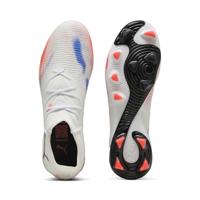 PUMA Future 8 Match Gras / Kunstgras Voetbalschoenen (MG) Wit Felrood Blauw - thumbnail