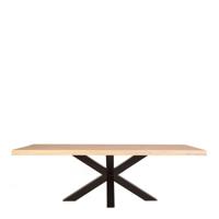 Eleonora Eettafel Jasmijn Boomstam Eiken - Naturel, 300 x 100cm - thumbnail