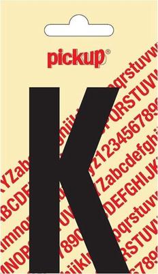 Plakletter Nobel Sticker zwarte letter K Pickup - Pickup