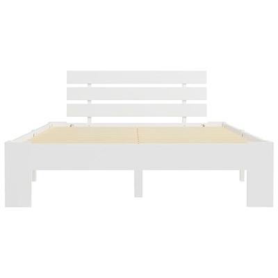 Bedframe massief grenenhout wit 120x200 cm Bedframe massief grenenhout wit 120x200 cm