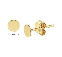TFT Oorknoppen Rond Geelgoud Glanzend 3.5 mm x 3.5 mm - thumbnail