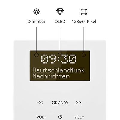 TechniSat Digitradio UP 55 DAB radio Wit - thumbnail