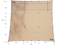 EOE Innerstandt Btc 4,5X4,5 Tarp Sand 4,5x4,5 - thumbnail