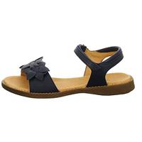 Leren sandalen voor meisjes LORE FLOWERS FRODDO blauw - thumbnail