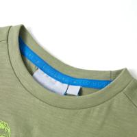 Kindershirt met korte mouwen 104 lichtkakikleurig - thumbnail