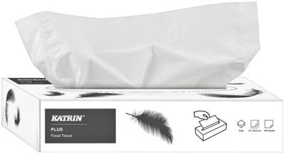 Facial tissues katrin plus 2laags 100 vel wit