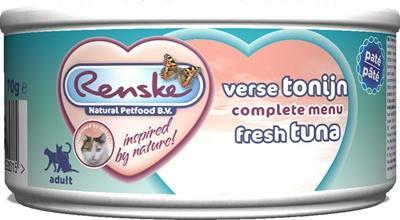Renske Graanvrij pâté tonijn natvoer kat (blikjes) 2 trays (48 x 70 g)