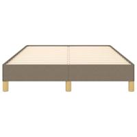 Bedframe zonder matras 120x190 cm stof taupe - thumbnail