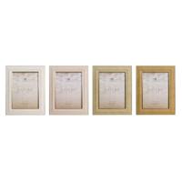 Fotolijsten Home ESPRIT Bruin Beige Kristal polyestyreen Scandi (4 Stuks) - thumbnail