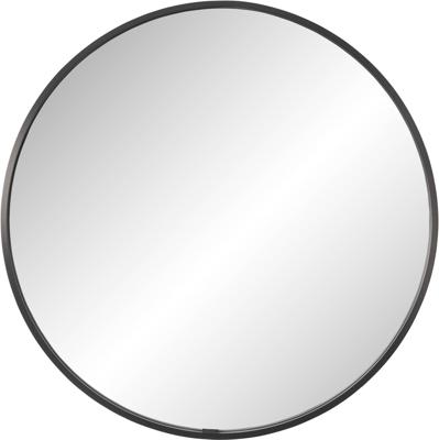 Ben Callisto Spiegel Ø 100x4,5 cm Geborsteld Metal Black