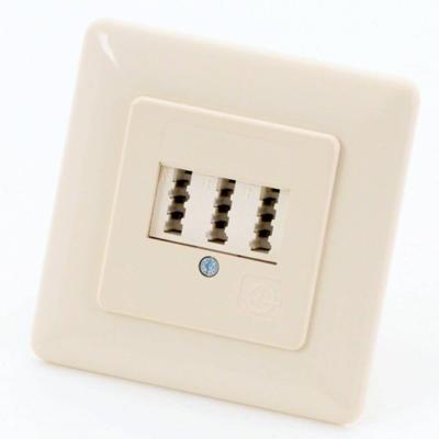 Rutenbeck AMS 1/2 NFU UP Telefoonaansluitdoos Inbouw (in muur) Wit