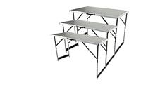 Brüder Mannesmann Vouwtafels multifunctioneel 3 dlg (Hobby) - 70113 - thumbnail