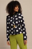 Studio Anneloes Charlot Polkadot Jacket 13490 Jackets 6914 Darkblue/kit - thumbnail