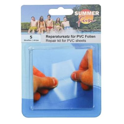 Summer Fun Reparatiekit PVC Folie 5 Stuks