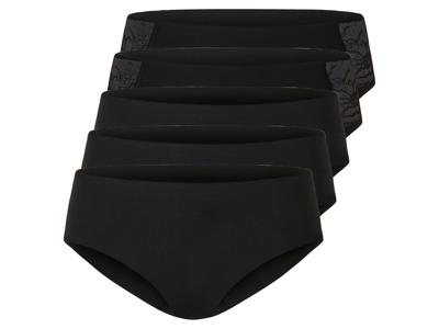 esmara 5 hipsters (M (40/42), Zwart)