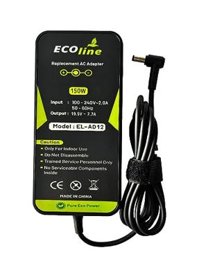 EcoLine - Oplader / AC Adapter - Compatibel Met De Asus G550 G551 G73 N751 MSI GE60 GE62 GE70 GP60 GP70 GS70 PE60 PE70 - 19.5V 7.7A 150W