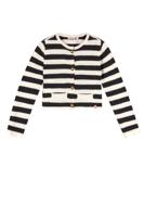 NoNo zomer vest meisjes - ivoor wit - gebreid, gestreept - Aiko - thumbnail