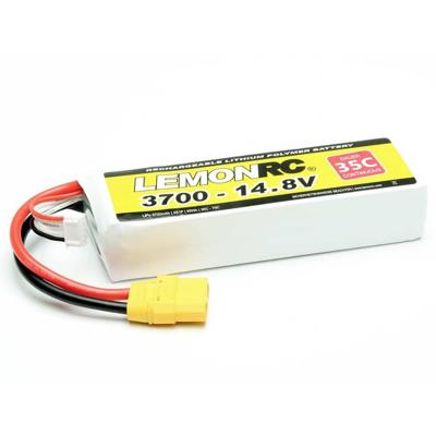 LemonRC LiPo accupack 14.8 V 3700 mAh Aantal cellen: 4 35 C Softcase XT90 LemonRC LiPo accupack 14.8 V 3700 mAh Aantal cellen: 4 35 C Softcase XT90