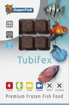 Superfish Tubifex 100g Superfish Tubifex 100g