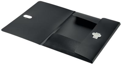 Dossiermap Leitz Recycle A4 3-kleps PP zwart | 10 stuks Dossiermap Leitz Recycle A4 3-kleps PP zwart | 10 stuks