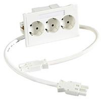 Schneider Electric 5940201 Inbouwdoos Wandcontactdoos dubbel 1 stuk(s) Wit - thumbnail