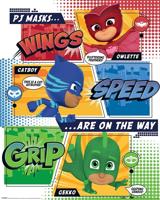 PJ Masks On the Way Poster 40x50cm - thumbnail