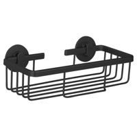 Differnz draadmand rechthoek zonder boren aluminium 25 x 12 x 8 cm zwart - thumbnail