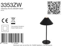 Steinhauer Zwarte schemerlampAncilla - 3353ZW - thumbnail