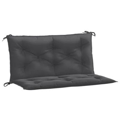 VidaXL Tuinbankkussens 2 st 100x50x7 cm stof gemêleerd antracietkleur VidaXL Tuinbankkussens 2 st 100x50x7 cm stof gemêleerd antracietkleur