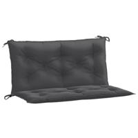 VidaXL Tuinbankkussens 2 st 100x50x7 cm stof gemêleerd antracietkleur - thumbnail