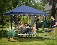 Vouwbare Partytent Capri 3x3m Wijnrood - thumbnail
